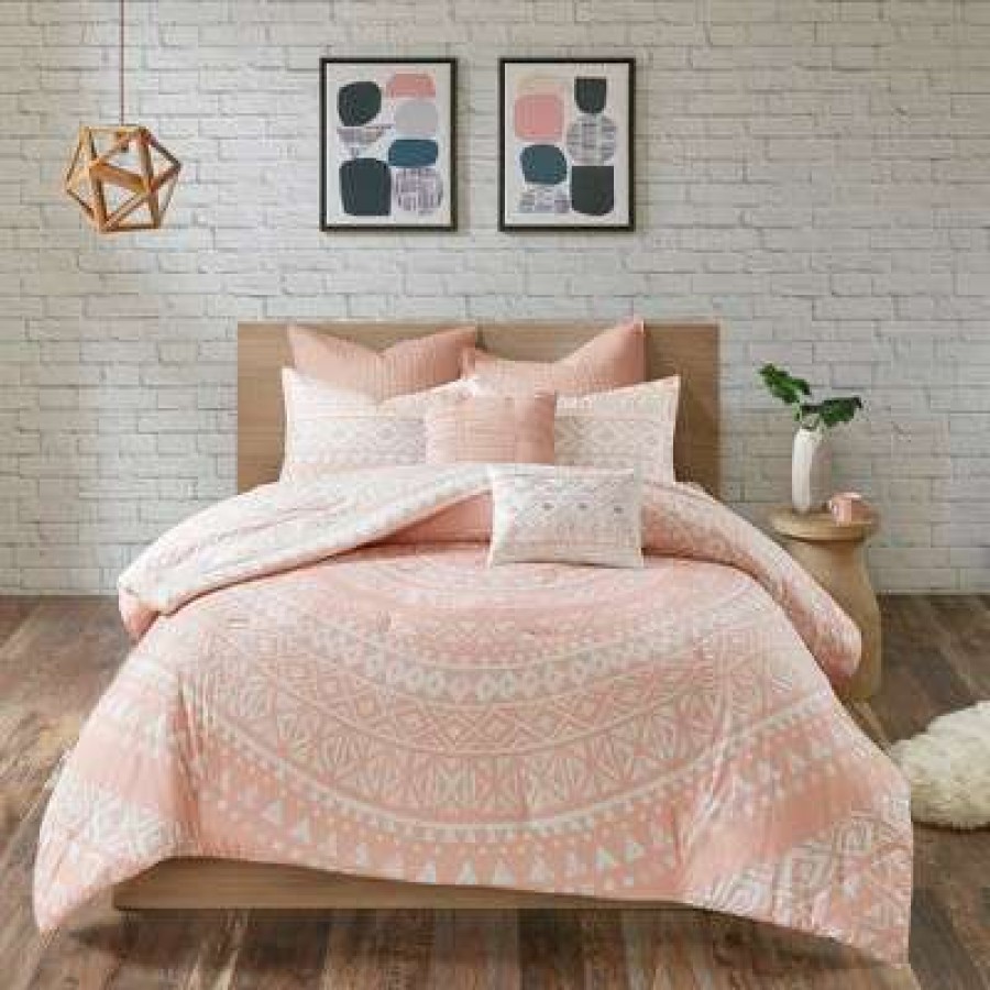 Comforter Bedding Sets * | Deals Urban Habitat 7Pc Mica Cotton Reversible Comforter Set