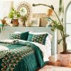 Comforter Bedding Sets * | Best Deal Opalhouse Designed With Jungalow Printed Comforter & Sham Set Teal Opalhouse Designed With Jungalow