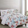 Quilt Bedding Sets * | Best Sale Great Bay Home Seabreeze Coastal Beach Reversible Quilt Set King