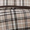 Quilt Bedding Sets * | Coupon Paulette Plaid Quilt Set Taupe Truly Soft