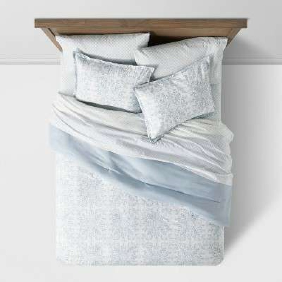 Comforter Bedding Sets * | Wholesale Atherton Medallion Comforter Set With Sheets Threshold Blue