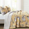 Quilt Bedding Sets * | Brand New Lush Decor French Country Toile Cotton Reversible Quilt Lush Decor