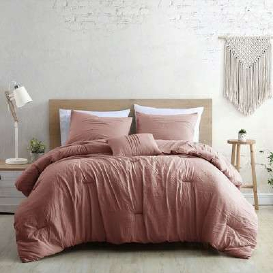 Comforter Bedding Sets * | Wholesale Modern Threads 4-Piece Garment-Washed Comforter Set.