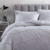 Duvet Cover Bedding Sets * | Coupon Chloe Solid Duvet Cover Set City Scene Gray