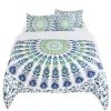 Duvet Cover Bedding Sets * | Buy 5 Pcs Polyester Bohemian Bedding Sets King White And Green Piccocasa