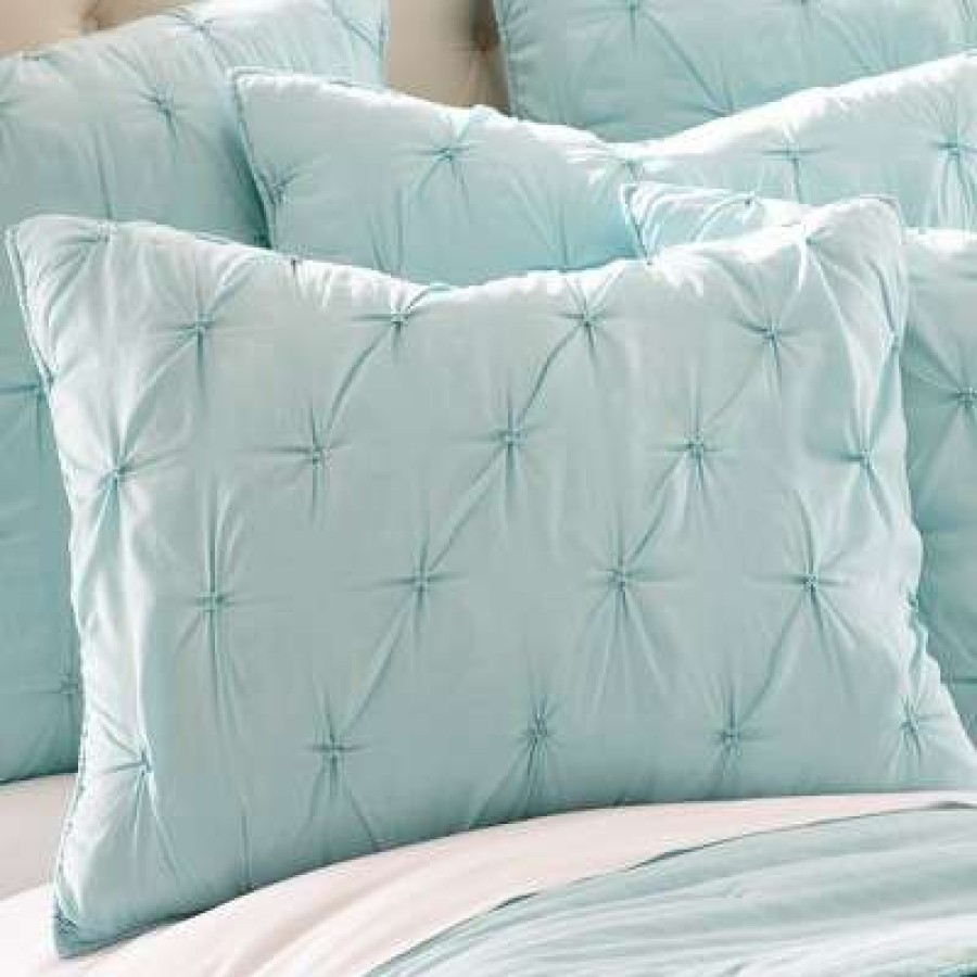 Quilt Bedding Sets * | Hot Sale Spa Pintuck Quilt Set One Twin Quilt And One Standard Sham Levtex Home