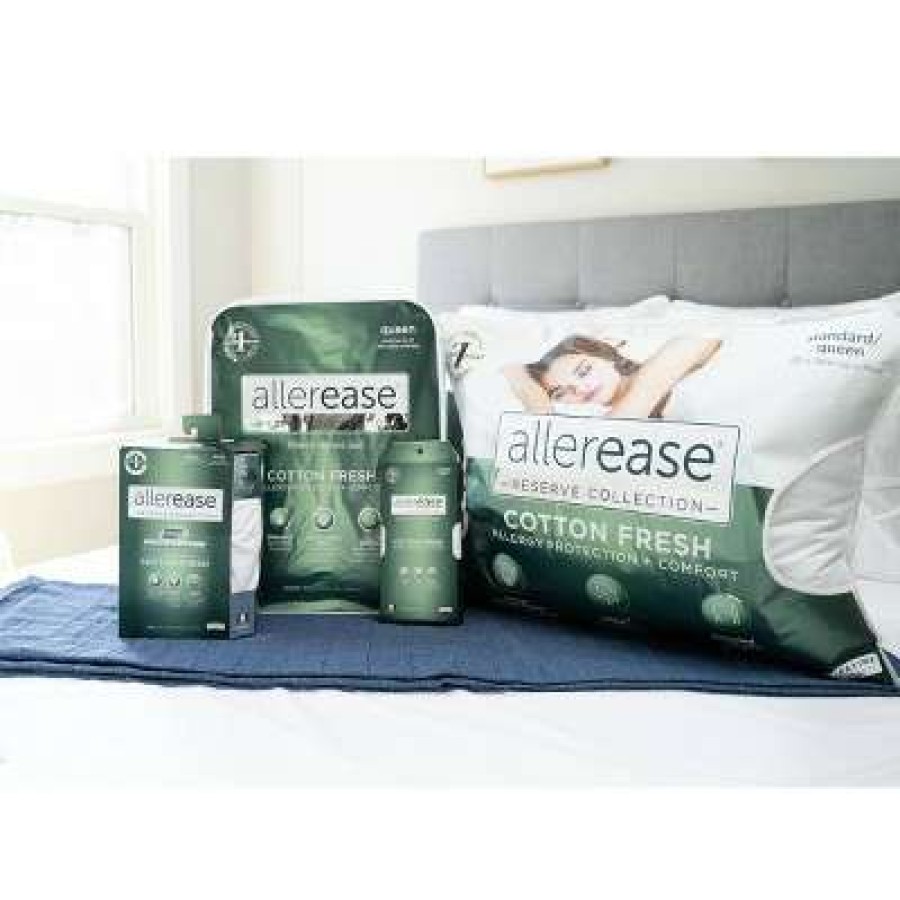 Bedding Collections * | New Allerease Reserve Cotton Fresh Bedding Protection Collection