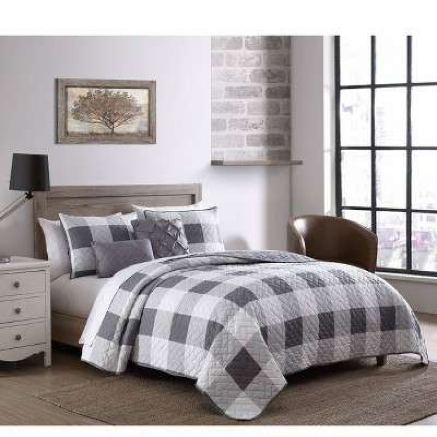 Bedding Collections * | Top 10 Geneva Home Fashion Buffalo Plaid Bedding Collection