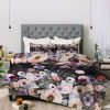 Comforter Bedding Sets * | Coupon Full/Queen Iveta Abolina Floral Comforter Set Purple Deny Designs