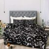 Comforter Bedding Sets * | Top 10 Deny Designs Heather Dutton Full/Queen Something Wicked This Way Comes Comforter Set Black/White