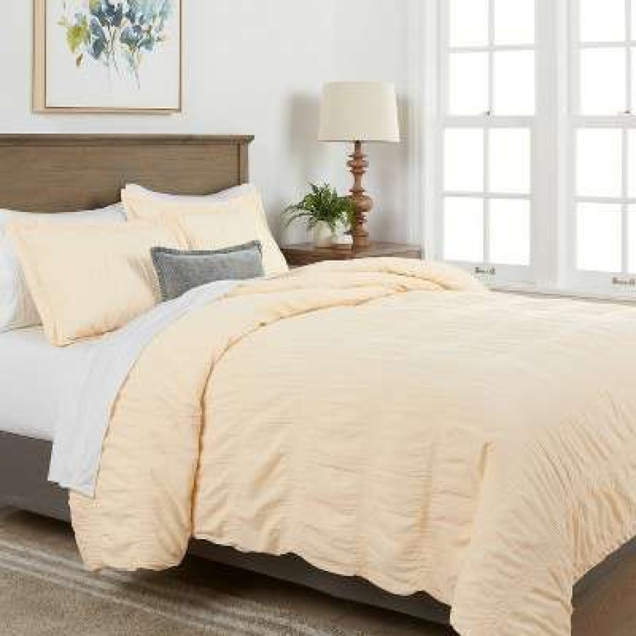 Coverlet Bedding Sets * | Coupon Seersucker Duvet & Sham Set Threshold