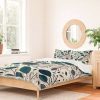 Duvet Cover Bedding Sets * | Best Reviews Of Rosebudstudio Always Happy Duvet Set Deny Designs Green