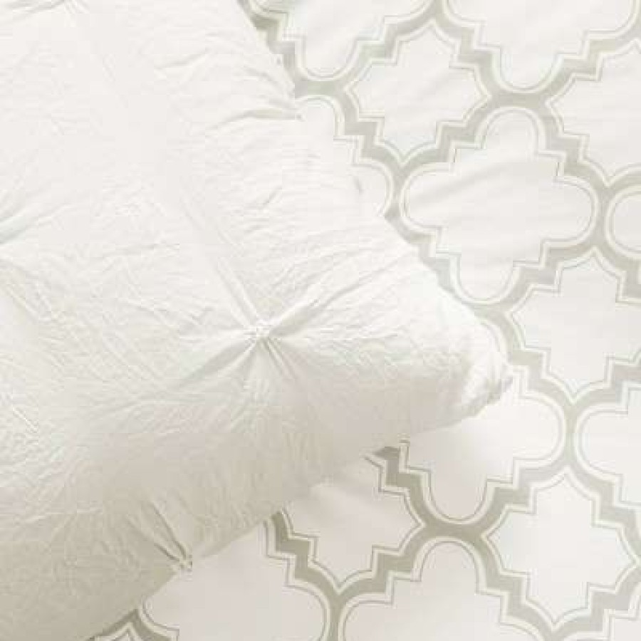 Comforter Bedding Sets * | New Lush Decor Ravello Pintuck Caroline Geo Comforter Lush Decor