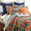 Quilt Bedding Sets * | Coupon Serendipity Quilt And Pillow Sham Set Multicolor Levtex Home