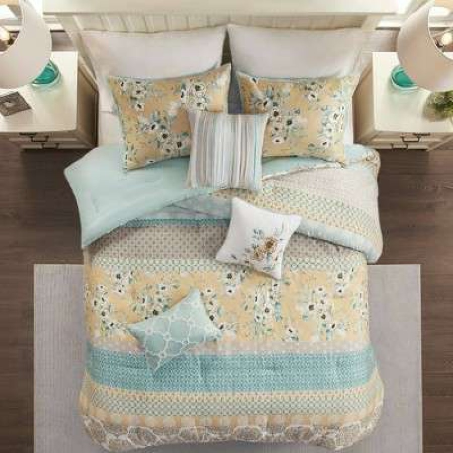 Bedding Collections * | Promo Madison Park Loraine Cotton Printed Bedding Collection