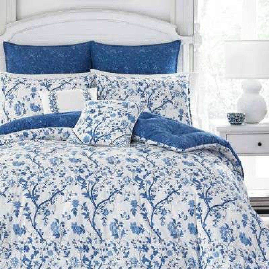 Duvet Cover Bedding Sets * | Budget Elise Reversible Duvet Cover Set Laura Ashley