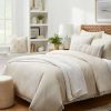 Duvet Cover Bedding Sets * | Top 10 Threshold Designed W/Studio Mcgee Lace Border Cotton Slub Duvet & Sham Set Threshold Designed With Studio Mcgee