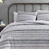 Comforter Bedding Sets * | Best Pirce Wooster Stripe Comforter & Sham Set City Scene Black/White