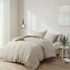 Duvet Cover Bedding Sets * | Flash Sale Clean Spaces Elena Rayon From Bamboo Blend Waffle Weave Duvet Cover Set