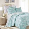 Quilt Bedding Sets * | Outlet Homthreads Veronique Quilt Set Blue