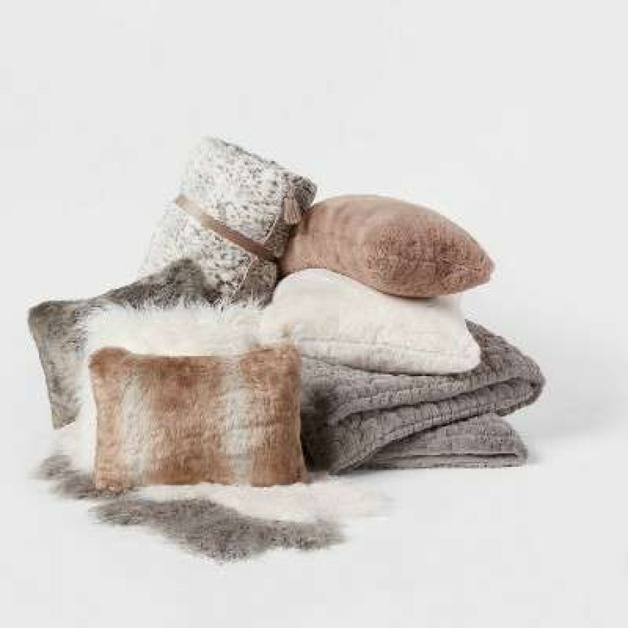 Bedding Collections * | Promo Faux Fur Collection Threshold