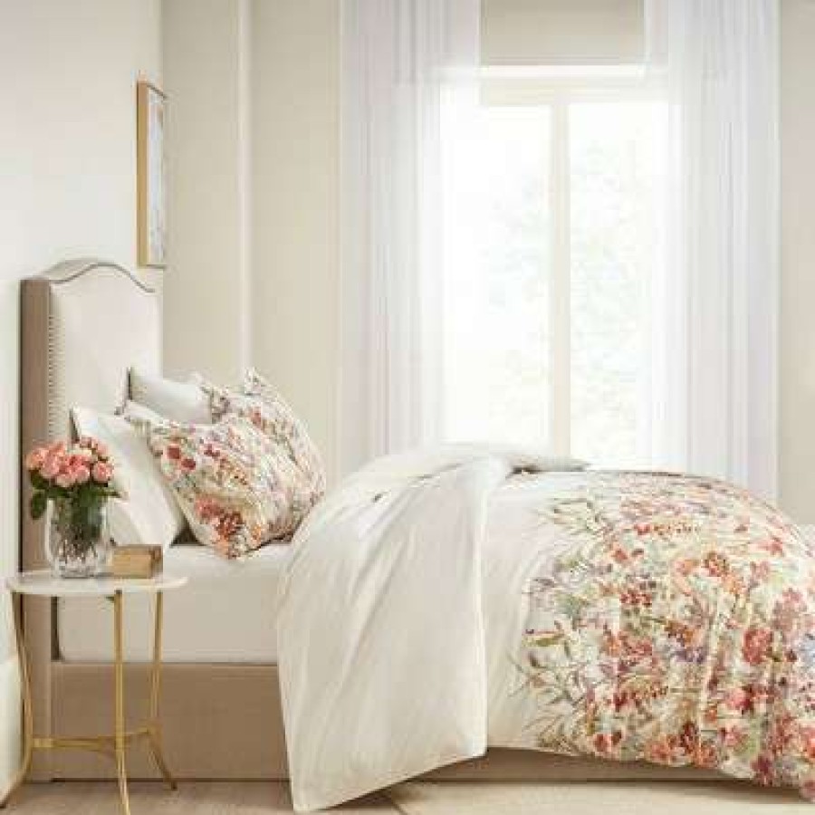 Duvet Cover Bedding Sets * | Best Reviews Of Madison Park 3Pc Julia Cotton Printed Duvet Cover Set