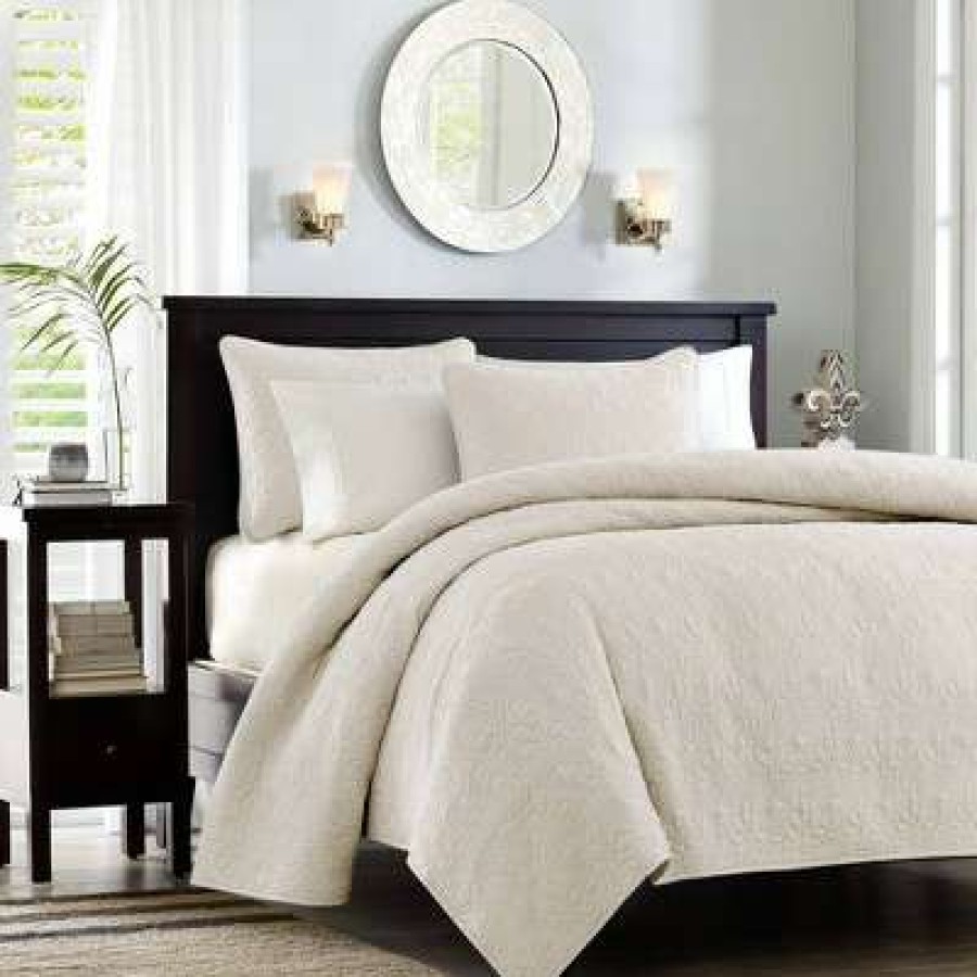 Coverlet Bedding Sets * | Best Deal Madison Park Vancouver Coverlet Mini Set