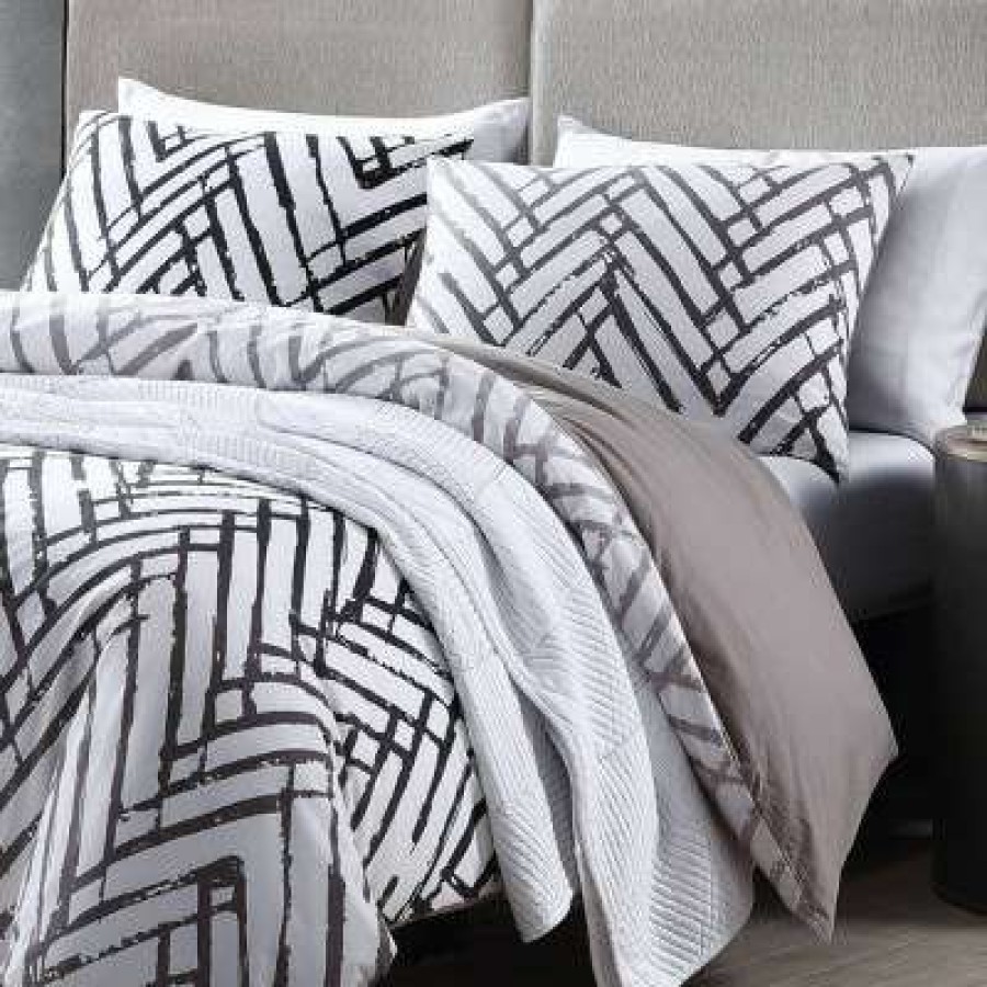 Comforter Bedding Sets * | Hot Sale Full/Queen Balta Comforter & Sham Set Brown City Scene