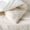 Duvet Cover Bedding Sets * | Coupon Hearth & Hand With Magnolia Thin Stripe Duvet & Sham Set Sour Cream/Railroad Gray Hearth & Hand With Magnolia