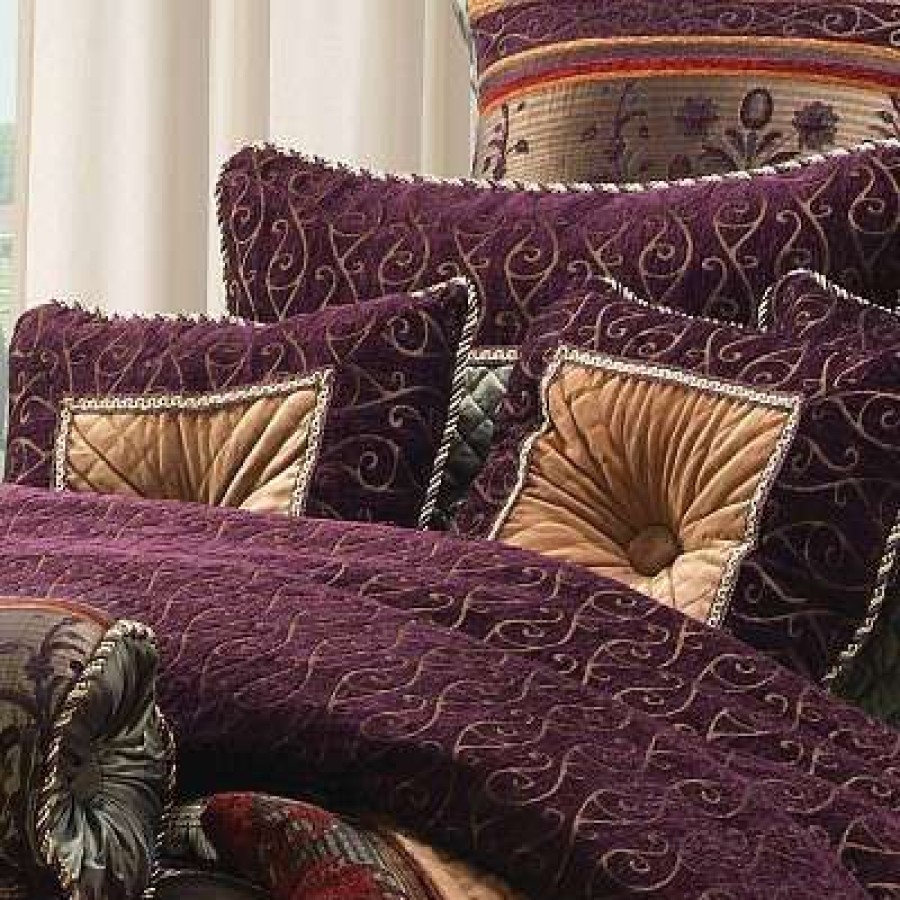 Comforter Bedding Sets * | Discount Portia Comforter Set Riverbrook Home Purple