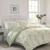 Duvet Cover Bedding Sets * | Hot Sale Natalie Reversible Duvet Cover Set Mint Laura Ashley