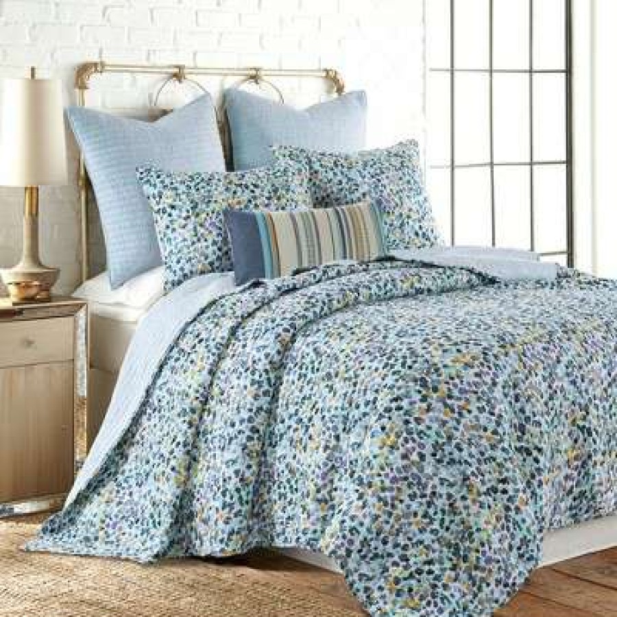 Quilt Bedding Sets * | Coupon Calico Multicolored Quilt Set One Twin Quilt And One Standard Sham Levtex Home