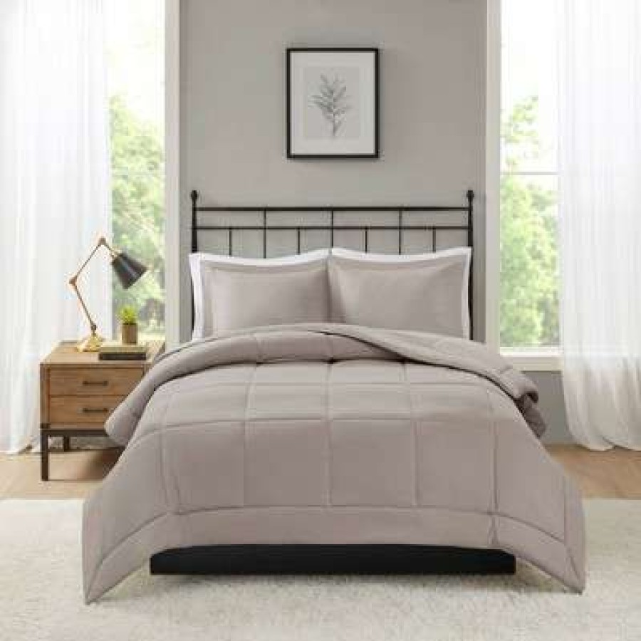 Comforter Bedding Sets * | Outlet Madison Park Belford Microcell Down Alternative Comforter Set