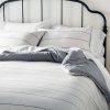 Comforter Bedding Sets * | Cheapest Hearth & Hand With Magnolia Stripe With Chambray Backing Comforter & Sham Set Hearth & Hand With Magnolia