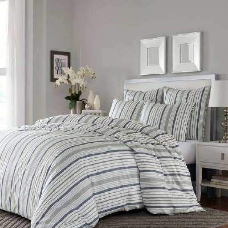 Comforter Bedding Sets * | Best Sale Gray Conrad Comforter Set Stone Cottage