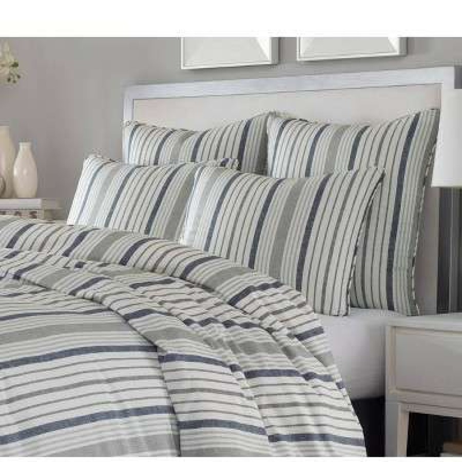 Comforter Bedding Sets * | Best Sale Gray Conrad Comforter Set Stone Cottage