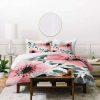 Duvet Cover Bedding Sets * | Promo Marta Barragan Camarasa Big Flowers Duvet Cover & Sham Set Deny Designs