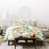 Duvet Cover Bedding Sets * | Buy Marta Barragan Camarasa Flowered Duvet Set Deny Designs