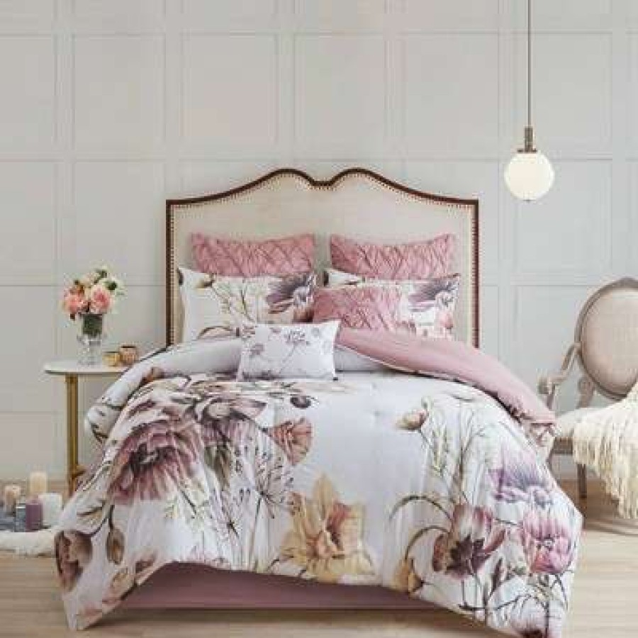 Comforter Bedding Sets * | Promo Madison Park Maddy Cotton Printed Comforter Set