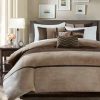 Duvet Cover Bedding Sets * | Outlet Madison Park Overland Faux Suede Duvet Cover Set