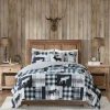 Quilt Bedding Sets * | Deals Woolrich Sweetwater Oversized Quilt Set Black/Gray