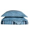 Quilt Bedding Sets * | Coupon London Fog Mitchell Stripe Quilt Set Blue