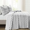 Quilt Bedding Sets * | Budget Lush Decor Monique Stripe Quilt Lush Decor