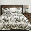 Quilt Bedding Sets * | Brand New Lush Decor 5Pc Camouflage Leaves Reversible Quilt Set Green Lush Decor