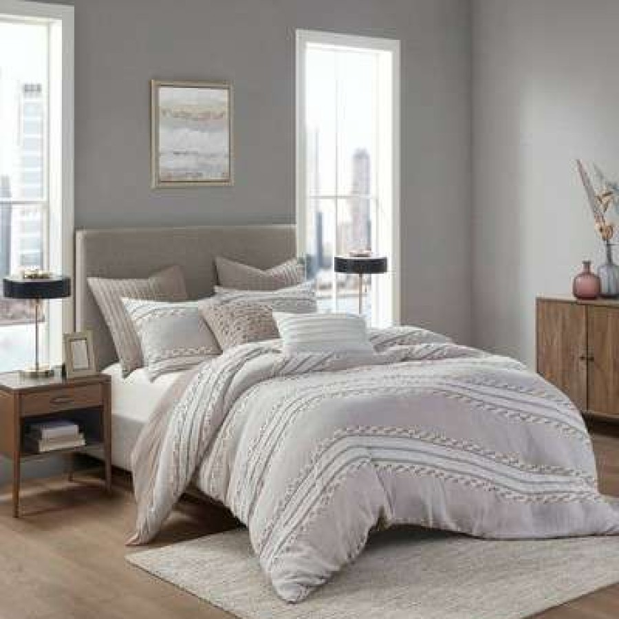 Bedding Collections * | Cheapest Ink+Ivy Lennon Organic Cotton Jacquard Bedding Collection