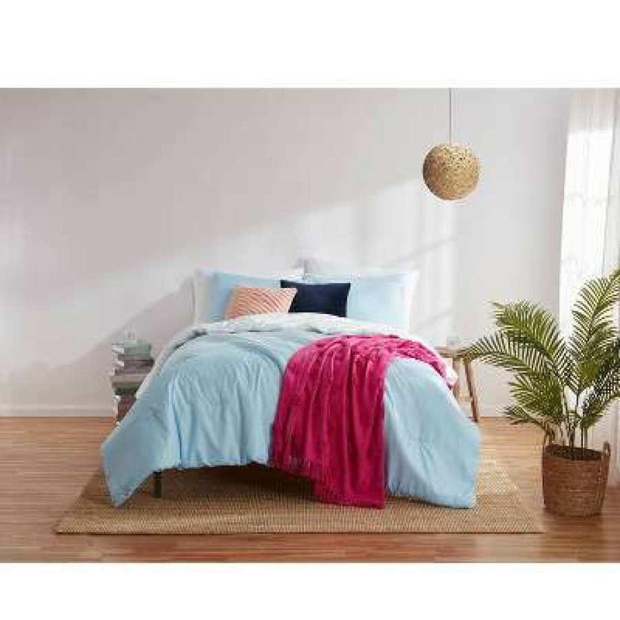 Comforter Bedding Sets * | Promo Bailey Ombre Comforter & Sham Set Refinery29 Berry