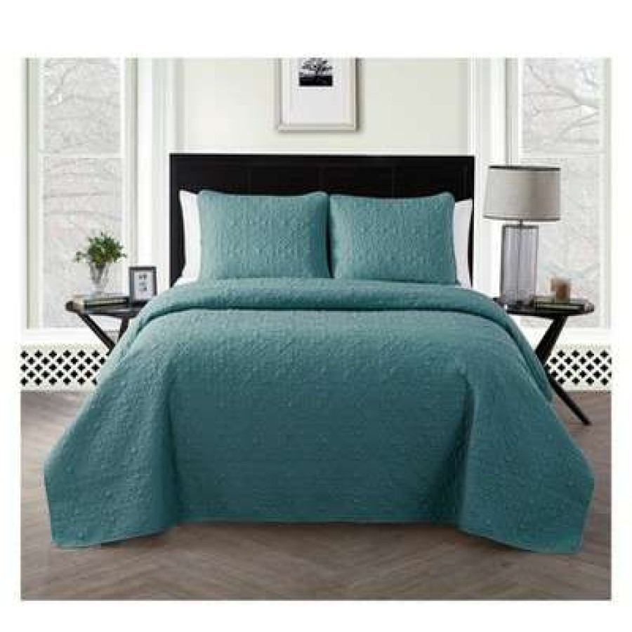 Quilt Bedding Sets * | New Caroline Embossed Quilt Set Vcny Home