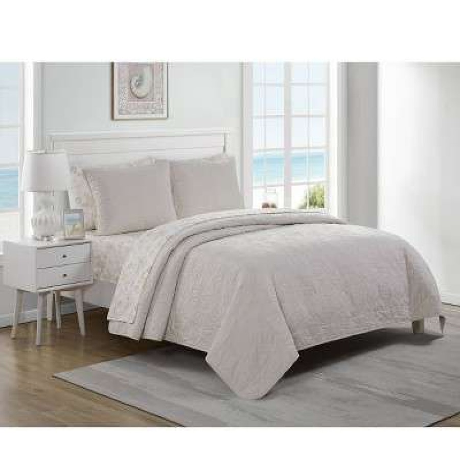 Quilt Bedding Sets * | Discount Sea Stars 7Pc Quilt Set Sand Vcny