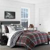 Comforter Bedding Sets * | Coupon Willow Plaid Reversible Comforter Set Eddie Bauer