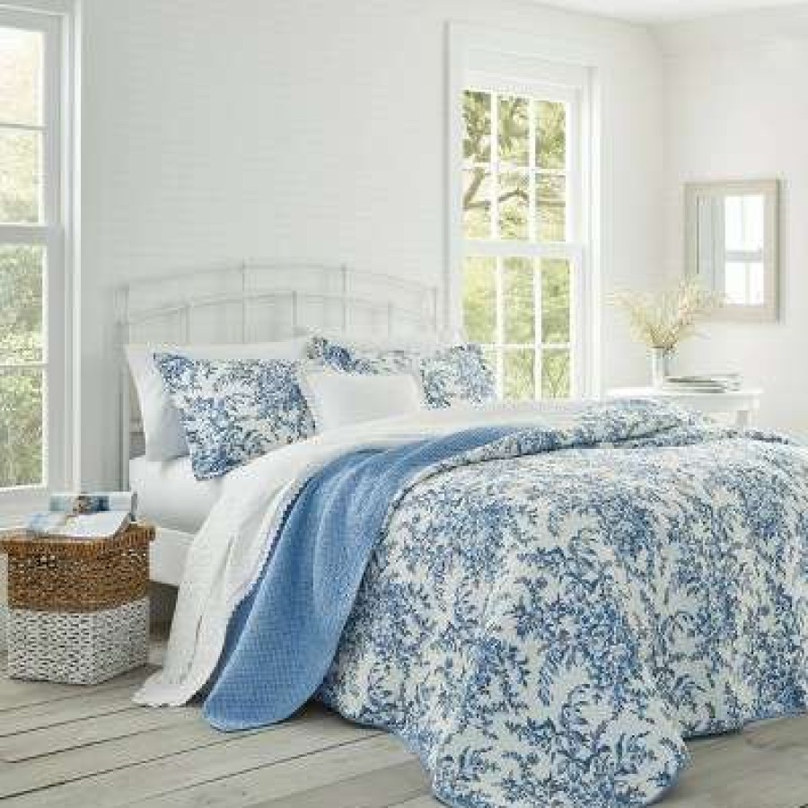 Quilt Bedding Sets * | Hot Sale Bedford Quilt Set Laura Ashley